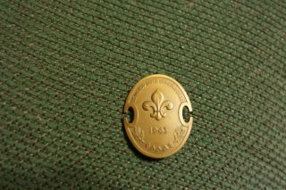 Boy Scout 1963 World Jamboree Official Participants Metal Badge 46mm High -