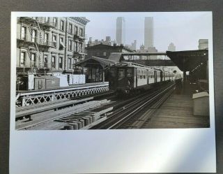 Photo York City Transit Irt Subway Elevated Sixth Ave El 1930 