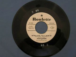 Jimmie Rodgers Rare Promo 45 Rpm Kisses Sweeter Than Wine 1960 Roulette