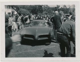 1950s Alpha Romeo Bat Concept Car Space Age Vtg Pebble Beach Concours Show Photo