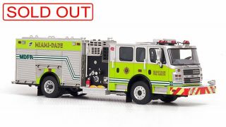 Miami Dade Fire Department Rosenbauer Engine Fire Replicas 1/50 Fr006