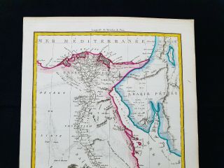 1812 LAPIE - rare map AFRICA NORTH,  EGYPT,  CAIRO,  LYBIA,  TRIPOLI,  EGYPTE,  AFRIQUE 3