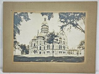 Circa 1897 Trumbull County Courthouse Warren,  Oh Dedication Photograph