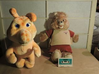 Teddy Ruxpin,  Grubby,  Cassette Tape And Cord Alchemy 1985 - - Rare Toys