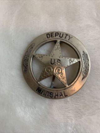 Deputy U.  S Marshal Badge In Style Of Texas Ranger Badge (bottle Cap) No Markings