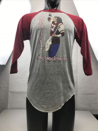 Vintage Joan Jett & The Blackhearts Us Tour 1982 Concert T - Shirt Size L Kg Rr17