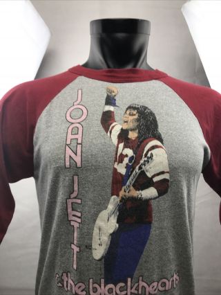 Vintage Joan Jett & The Blackhearts US Tour 1982 Concert T - Shirt Size L KG RR17 2