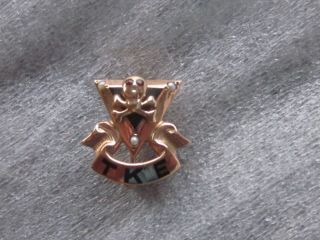 10k Solid Gold Tau Kappa Epsilon Fraternity Pin