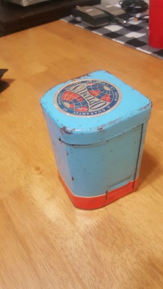 Vintage Optimus 80 Sweden Made Collectible Camping Stove In Blue Tin