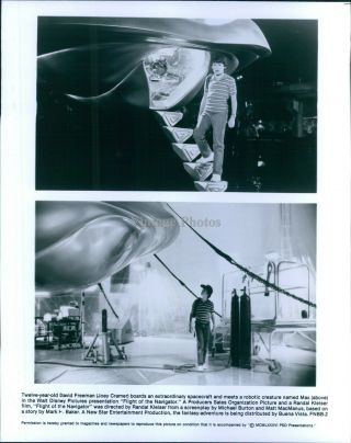 1986 Photo Actor Flight Of The Navigator Joey Cramer Randal Kleiser 8x10