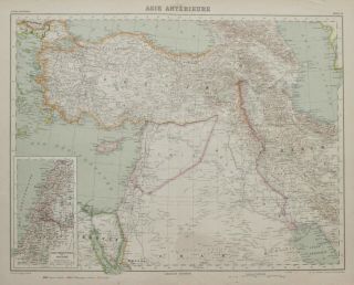Turkey,  Syria,  Cyprus,  Lebanon,  Jordan,  Israel; Asia - Hout / Hachette - 1884