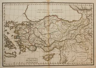 Turkey,  Cyprus; Asia - Delamarche - 1824