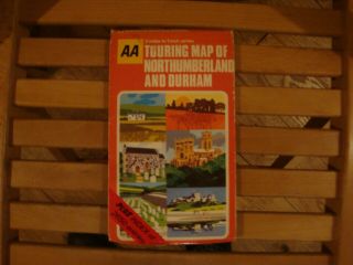 Aa Touring Map Of Northumberland And Durham