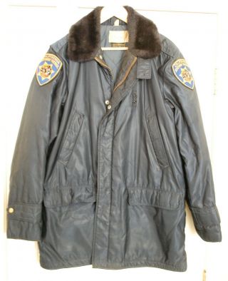 California Highway Patrol (chp) Vintage Foul Weather Jacket