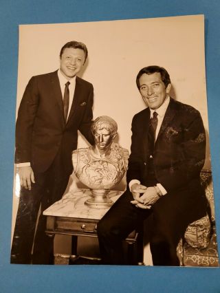 Andy Williams & Steve Lawrence Orginial 6 3/4 " X 8 1/2 " Photo 1960 