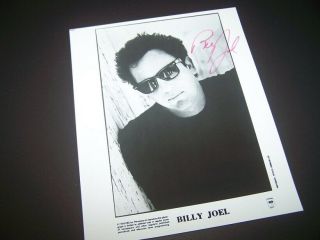 Billy Joel Rare Autographed 8 " X 10 " Glossy Photo For Framing Near