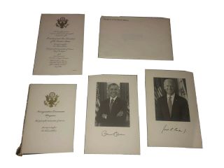 Barack Obama & Joe Biden 2013 Presidential Inauguration Official Invitation Set