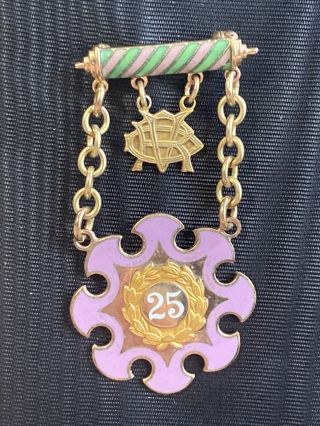 Vintage Pennsylvania American Legion Enamel Badge Pin 3280 10k Gold