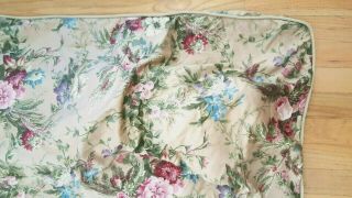 Vintage Ralph Lauren Adriana Full/queen Comforter Floral Italy - Pre - Owned