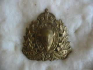 Rare Vintage Hat Badge Of The Canadian Police,  Canada