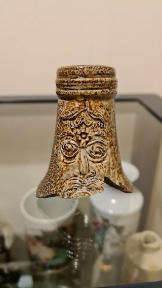 Antique 16th C Stoneware Bellarmine Bartmann Face Jug Mudlark Find Piece German