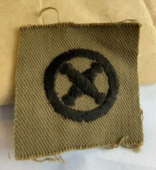 Girl Scout Khaki Badge 1918 - 1920 Personal Health Rare Course Fabric