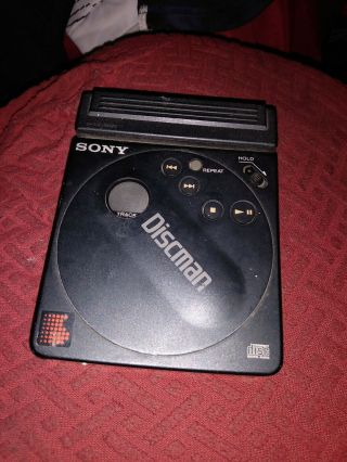 Vintage Sony Discman D - 88 Cd Player Rare
