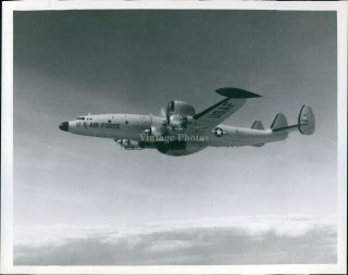 1951 Us Air Force Aerospace Defense Command Warning Star Press Photo 8x10