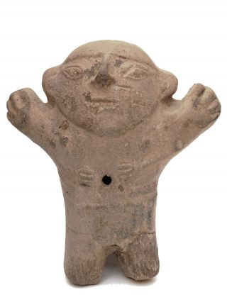 Pre - Columbian Figure Chancay Peruvian Cuchimilco Mayan Inca Aztec Peru Figurine