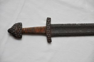 VIKING Great Battle Sword 95,  5 cm 37 inch 10/12th cent AD Original127 MUST BUY 6