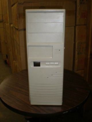 Small Vintage At Computer Case Mini Mid Tower Build Pc 386 486 Pentium Box Dos