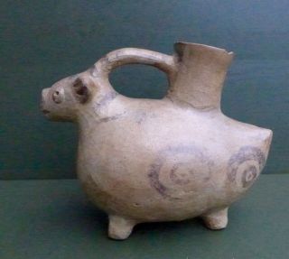 pottery vessel in the shape of a guinea pig,  Huari/Wari culture Peru 4