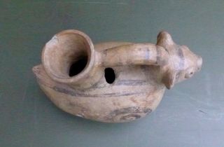 pottery vessel in the shape of a guinea pig,  Huari/Wari culture Peru 6