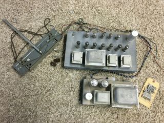 Vintage Hammond H - Ao - 33 - 3 Tube Amplifier Chassis 3 Channel Guitar Amp Project