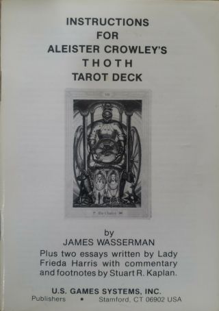 Vintage Aleister Crowley Thoth Tarot Card Deck 1978 1983 Includes Instructions 3
