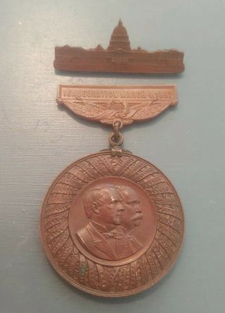 1897 William Mckinley Presidential Inauguration Medal