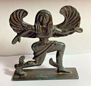 Ancient Greek Bronze Statue Mythology Sphinx 500 Bc 117mm
