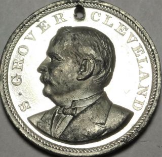 1884 Grover Cleveland Presidential Political Medal Dewitt - Gc 1884 - 13 Wm 28mm 2