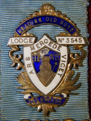 Masonic Silver Past Masters Jewel - Lodge № 3545 HM Silver 1966 year 3