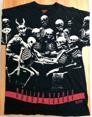 Rolling Stones Voodoo Lounge Tour Vintage T - Shirt