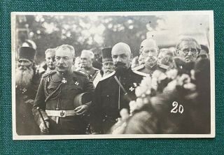 Antique Photo Imperial Russian White Army Civil War General Kutepov Funeral