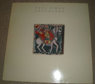 Paul Simon - Graceland 1986 Vinyl 12 " Lp,  With Inner Lyric Sleeve