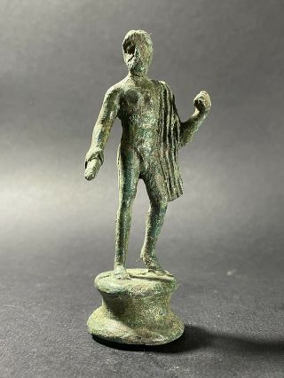 Rare Highly Detailed Ancient Roman Bronze Period Statue - 200 - 400 Ad