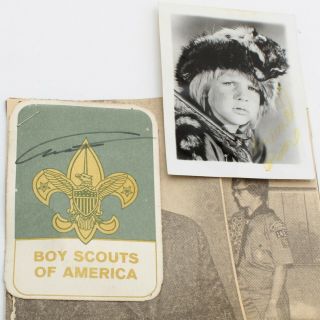 Autographs William Anders Nasa Apollo 8 Boy Scouts & Israel Daniel Boone 10222