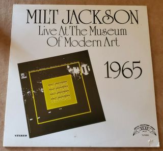 Milt Jackson Live At The Museum Of Modern Art 1965 Trip Jazz Tlp - 5553 Promo