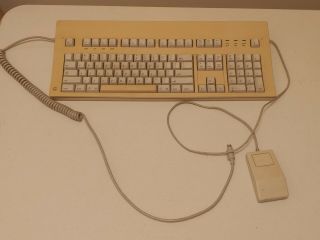 Vintage Apple Macintosh Extended Keyboard M0115 Bus Mouse Estate Find