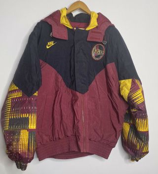 Rare 90s Vintage Nike FSU Jacket Florida State Seminoles Puffer Coat Garnet Gold 2