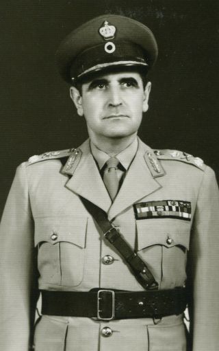 34989 Kingdom Of Greece 1950s.  General Of The Greek Army.  Photo Pc Size Rppc