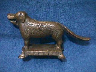 Vintage St.  Bernard Dog Solid Brass Nut Cracker L.  A.  Althoff Mfg.  Co.  Chicago