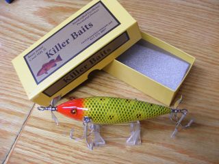 Killer Baits Rusty Jessee Heddon 700 Style Glasseye In Frog Scale Rh Color